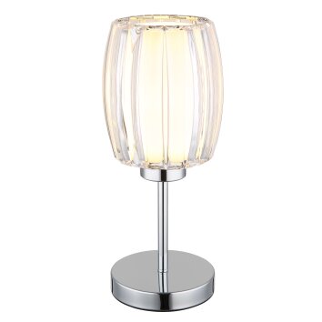 Globo Maribel Tischleuchte Chrom, 1-flammig