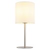 Globo Benson Tischleuchte Nickel-Matt, 1-flammig