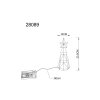 Globo Treeno Tischleuchte LED Transparent, Klar, 1-flammig