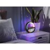 Globo Soundra Tischleuchte LED Chrom, Schwarz, 1-flammig, Farbwechsler
