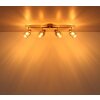 Globo Walton Deckenleuchte Braun, Chrom, 4-flammig