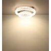 Globo Laurel Deckenleuchte LED Chrom, 1-flammig, Fernbedienung