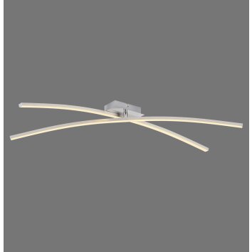 JUST LIGHT SIMON Deckenleuchte LED Weiß, 1-flammig