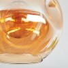 Ripoll Deckenleuchte Glas 30 cm Bernsteinfarben, 1-flammig
