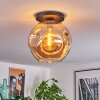 Ripoll Deckenleuchte Glas 30 cm Bernsteinfarben, 1-flammig