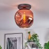 Ripoll Deckenleuchte Glas 30 cm Kupferfarben, 1-flammig