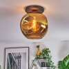 Ripoll Deckenleuchte Glas 30 cm Gold, 1-flammig