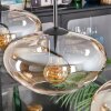 Mertola Hängeleuchte Glas 25 cm Schwarz, 3-flammig