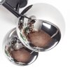 Chehalis Deckenleuchte Glas 15 cm Chrom, Rauchfarben, 4-flammig