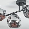 Ripoll Deckenleuchte Glas 15 cm Rauchfarben, 3-flammig