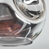 Ripoll Deckenleuchte Glas 15 cm Rauchfarben, 3-flammig