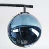 Gastor Deckenleuchte Glas 15 cm Blau, Chrom, Grün, Kupferfarben, Rauchfarben, 4-flammig