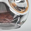 Ripoll Deckenleuchte Glas 15 cm Bernsteinfarben, Rauchfarben, 3-flammig