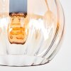 Koyoto Deckenleuchte Glas 15 cm Bernsteinfarben, Klar, 4-flammig