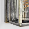Portalis Außenwandleuchte Gold, Schwarz, 1-flammig