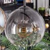 Koyoto Hängeleuchte Glas 20 cm Bernsteinfarben, Klar, Rauchfarben, 4-flammig
