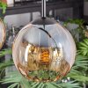 Koyoto Hängeleuchte Glas 15 cm Bernsteinfarben, 4-flammig
