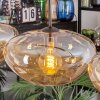 Mertola Hängeleuchte Glas 30 cm Bernsteinfarben, 4-flammig