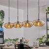 Mertola Hängeleuchte Glas 30 cm Bernsteinfarben, 4-flammig