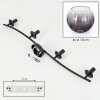 Koyoto Deckenleuchte Glas 15 cm Klar, Rauchfarben, 4-flammig