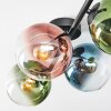 Gastor Deckenleuchte Glas 15 cm Blau, Grün, Klar, Kupferfarben, 4-flammig
