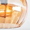 Koyoto Deckenleuchte Glas 15 cm Bernsteinfarben, 3-flammig