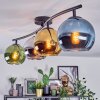Koyoto Deckenleuchte Glas 15 cm Blau, Grün, Klar, Kupferfarben, 4-flammig