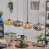 Mertola Hängeleuchte Glas 30 cm Bernsteinfarben, 4-flammig