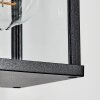 Tourega Außenwandleuchte Schwarz, 1-flammig