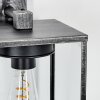 Gramilla Außenwandleuchte Schwarz, Silber, 1-flammig