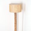 Bongal Stehleuchte 35 cm Naturfarben, Schwarz, 1-flammig