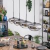 Mertola Hängeleuchte Glas 30 cm Klar, Rauchfarben, 4-flammig