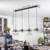 Mertola Hängeleuchte Glas 25 cm Klar, Rauchfarben, 4-flammig