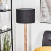 Bassagoda Stehleuchte 40 cm Naturfarben, Schwarz, 1-flammig
