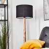 Bassagoda Stehleuchte 40 cm Naturfarben, Schwarz, 1-flammig