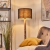 Bassagoda Stehleuchte 40 cm Naturfarben, Schwarz, 1-flammig