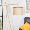 Sabadim Stehleuchte 40 cm Naturfarben, Weiß, 1-flammig