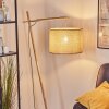 Sabadim Stehleuchte 40 cm Naturfarben, Weiß, 1-flammig