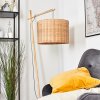 Cavaca Stehleuchte 40 cm Naturfarben, Weiß, 1-flammig