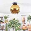 Koyoto Deckenleuchte Glas 25 cm Gold, 1-flammig