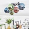 Chehalis Deckenleuchte Glas 12 cm Blau, Grün, Kupferfarben, 5-flammig
