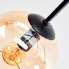Koyoto Deckenleuchte Glas 15 cm Bernsteinfarben, Klar, Rauchfarben, 6-flammig