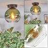 Koyoto Deckenleuchte Glas 20 cm Grün, Klar, 1-flammig