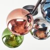 Gastor Deckenleuchte Glas 15 cm Blau, Chrom, Grün, Kupferfarben, Rauchfarben, 4-flammig