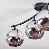 Ripoll Deckenleuchte Glas 15 cm Chrom, Rauchfarben, 4-flammig