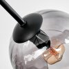 Koyoto Deckenleuchte Glas 15 cm Rauchfarben, 6-flammig