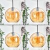 Koyoto Hängeleuchte Glas 30 cm Bernsteinfarben, 1-flammig