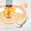 Ripoll Deckenleuchte Glas 15 cm Bernsteinfarben, Rauchfarben, 4-flammig
