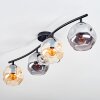 Ripoll Deckenleuchte Glas 15 cm Bernsteinfarben, Rauchfarben, 4-flammig