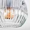 Ripoll Deckenleuchte Glas 15 cm Klar, Rauchfarben, 4-flammig